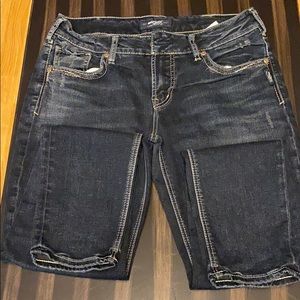 SKINNY Suki Size 32x31 Silver Jeans NWOT